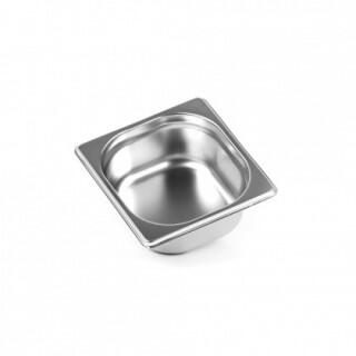 га23 Гастроемкость Luxstahl из нержавеющей стали GN 1/6 176х164х65 мм